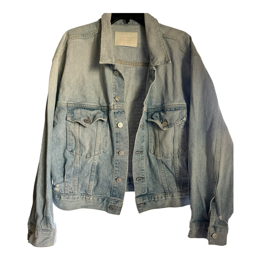 Citizens Of Humanity Light Blue Oversized Denim Jacket